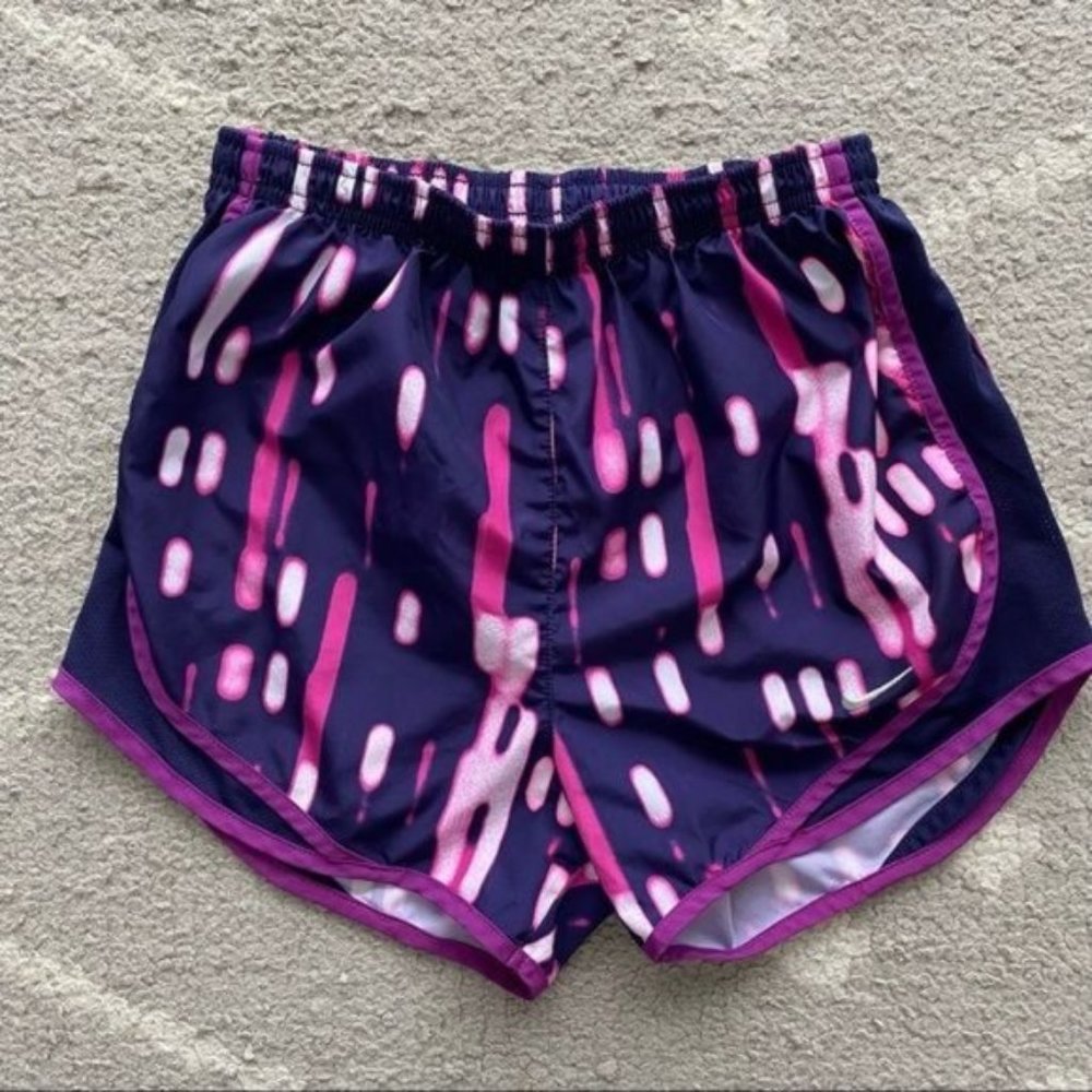 Nike Dri-Fit Purple and Pink Running Shorts XS